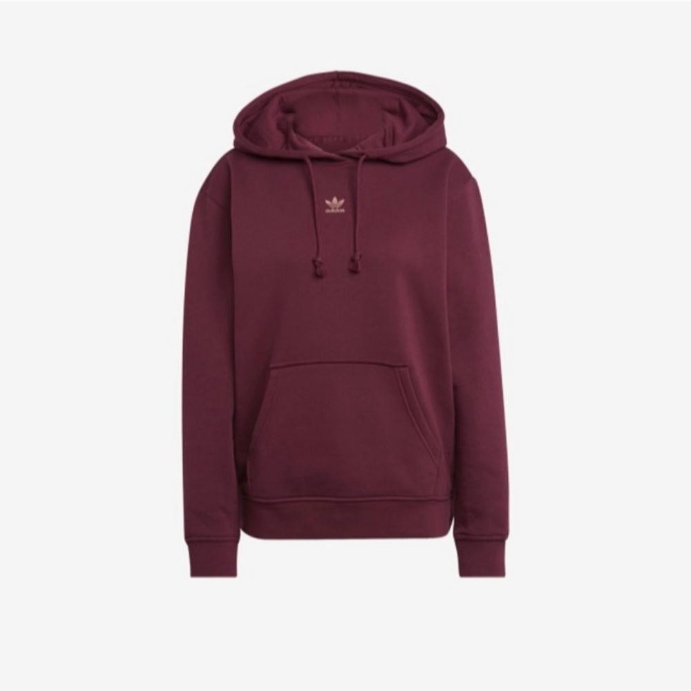 Adidas Originals Trefoil Women's Hoodie Victory Crimson Maroon Size LG NWOT Rare